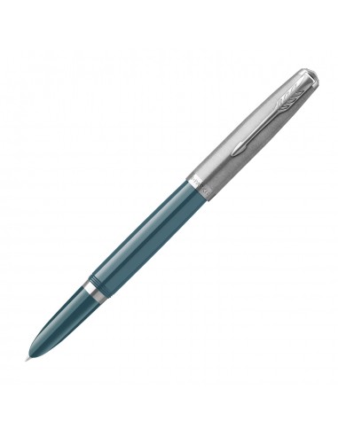 Parker 51 Teal Blue CT Fountain Pen votre