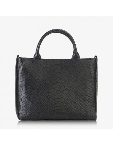 GiGi New York HUDSON SATCHEL Embossed Python Leather commande en ligne