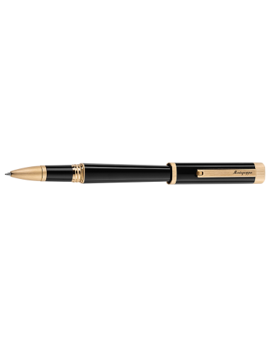 Montegrappa | Quattro Collection Black & Gold Rollerball soldes