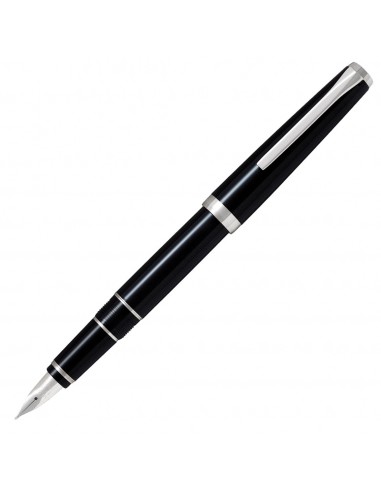 Pilot Metal Falcon Fountain Pen Black ou a consommer sur place