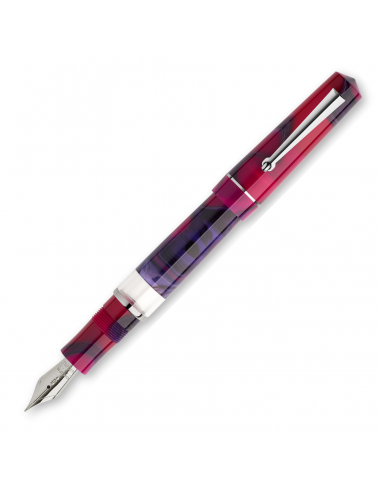 Delta Duna Magenta Fountain Pen 14k Nib Amélioration de cerveau avec