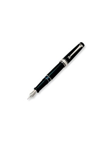 Aurora Pens Optima Resin 997CN Black W/ Chrome Trim Fountain Pen Les magasins à Paris