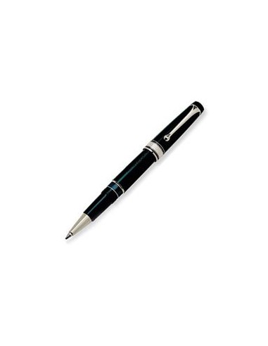 Aurora Pens Optima Resin 975CN Black W/ Chrome Trim Roller livraison et retour toujours gratuits