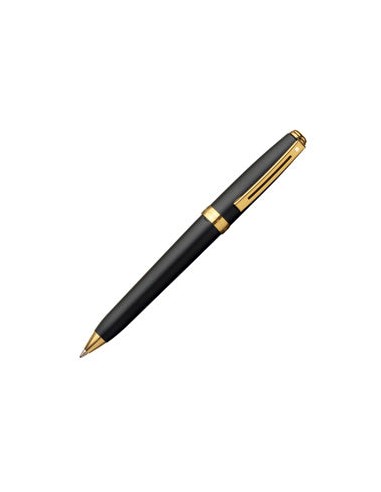 Sheaffer Pens - Prelude - 3462 Black W/ Gold Plated Trim Ballpoint Pour