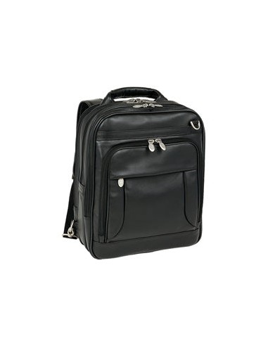 McKlein I Series 4165 Lincoln Park Three-Way Computer Briefpack Full Grain Cashmere Napa Leather À commander