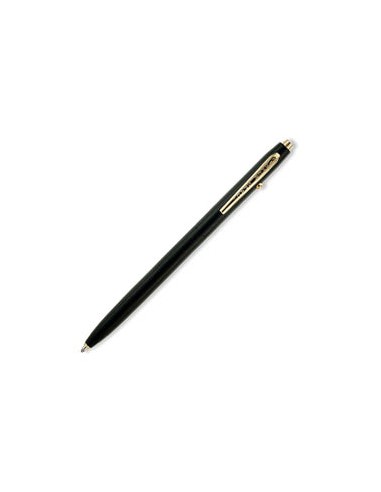 Fisher Space Pens - CH4B Matte Black Space Pen With Gold Plated Trim 50% de réduction en Octobre 2024