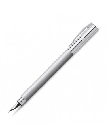 Faber-Castell Ambition Stainless Steel Fountain Pen les ctes