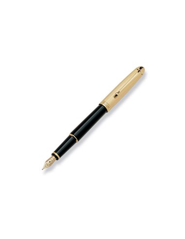 Aurora 88 Ottantotto 811 Gold Cap W/ Black Resin Small Fountain Pen l'achat 