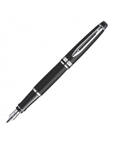 Waterman Expert Matte Black CT Fountain Pen Fine S0951840 Economisez 