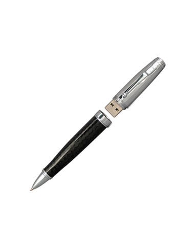 Monteverde Invincia 4 GB USB Carbon/Chrome Ballpoint Pen JUSQU'A -70%! 