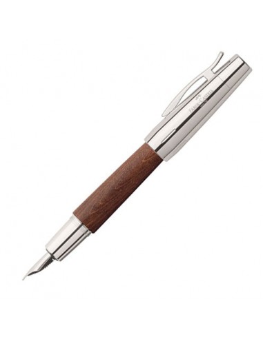 Faber-Castell e-motion Fountain Pen Pearwood Dark Brown de la marque