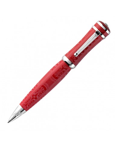 Montegrappa Sophia Loren Ballpoint, Red & Silver - Model: ISICLBSR Le MVP de beaucoup