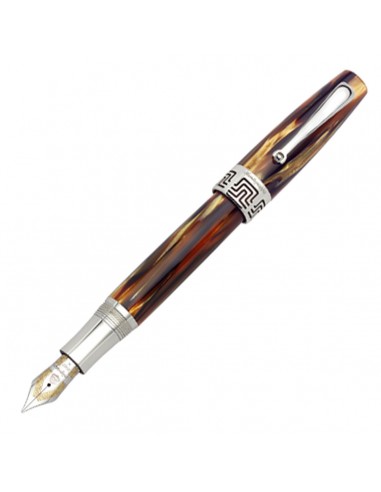 Montegrappa Extra 1930 Turtle Brown Celluloid Fountain Pen - Model: ISEXT_CW Amélioration de cerveau avec