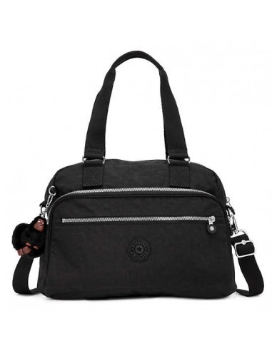 Kipling New Weekend Travel Bag - Black le des métaux précieux