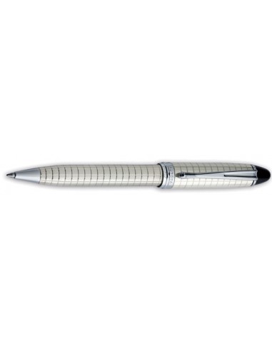 Aurora Sterling Silver Quadra Pattern Ballpoint pas cher 