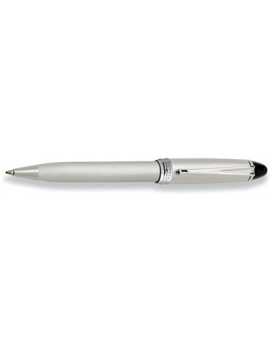 Aurora Ipsilon  All Chrome Cap and Barrel Satin Finish Ballpoint français