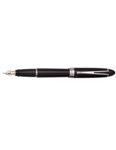 Aurora Black w/ Chrome Trim Fountain Pen en ligne