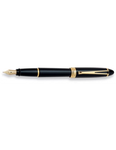 Aurora Black w/ Gold Trim Fountain Pen rembourrage situé sous