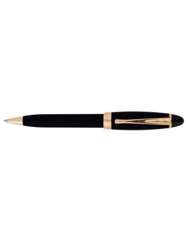 Aurora Ipsilon Black Ballpoint Rose Gold Trim Par le système avancé 