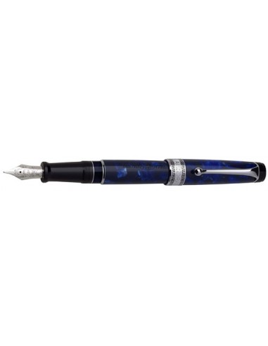 Aurora Blue w/ Chrome Trim Fountain Pen en ligne