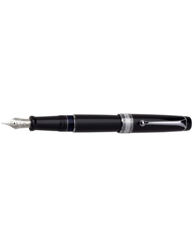 Aurora Optima Resin Black w/ Chrome Plated Trim Fountain Pen ou a consommer sur place