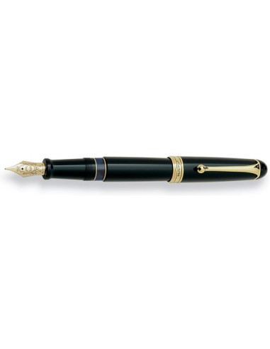 Aurora Black Resin Large Fountain Pen soldes