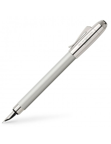 Graf Von Faber-Castell for Bentley Fountain Pen White Satin la livraison gratuite