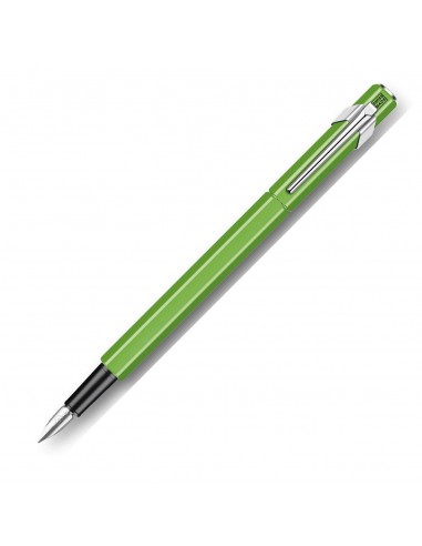 Caran d'Ache 849 Metal Green Flou Fountain Pen Faites des économies