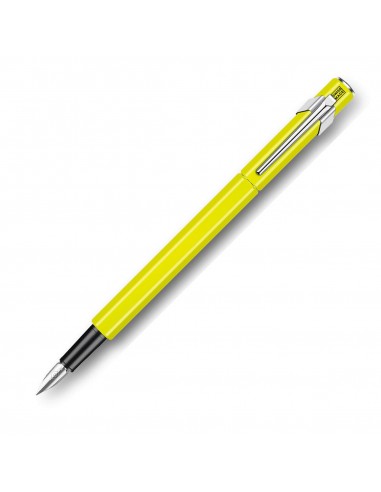 Caran d'Ache 849 Metal Yellow Flou Fountain Pen des créatures d'habitude