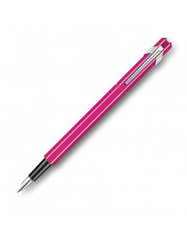 Caran d'Ache 849 Metal Pink Flou Fountain Pen france