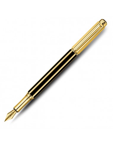 Caran d'Ache Varius China Black Gold Plated Fountain Pen à prix réduit toute l'année