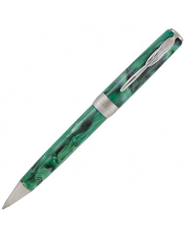 Pineider Pens La Grande Belleza(Great Beauty) Gemstones Ballpoint Malachite Green pas chere