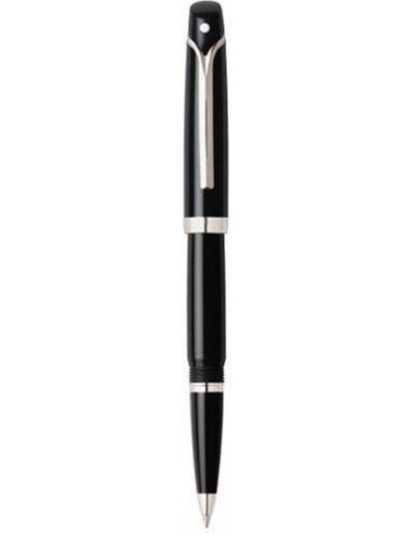 Sheaffer Valor Roller Ball Pen, Palladium Plate Trim with Refill, Black Acrylic Finish (SH/9351-1) Dans la société mordern