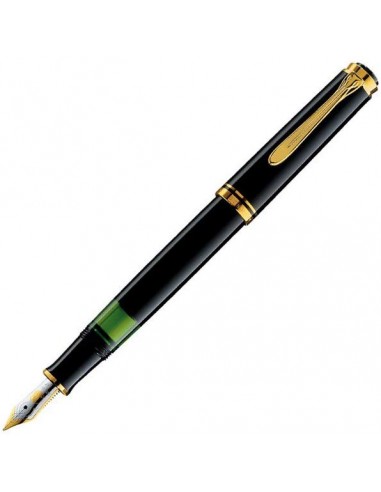 Pelikan Souveran 600 Black GT Broad Point Fountain Pen - 980144 Profitez des Offres !