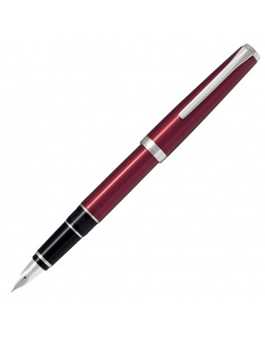 Pilot Metal Falcon Fountain Pen Burgundy la livraison gratuite