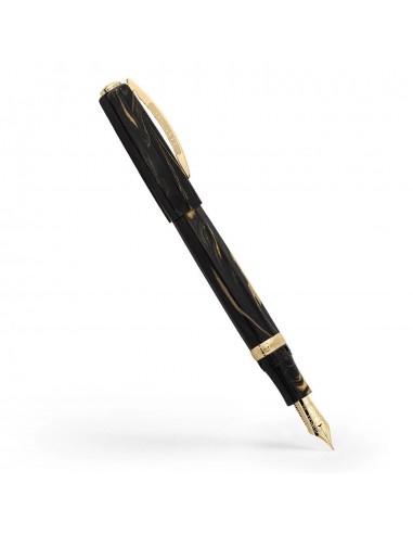 Visconti Medici Fountain Pen Black Basilica Faites des économies