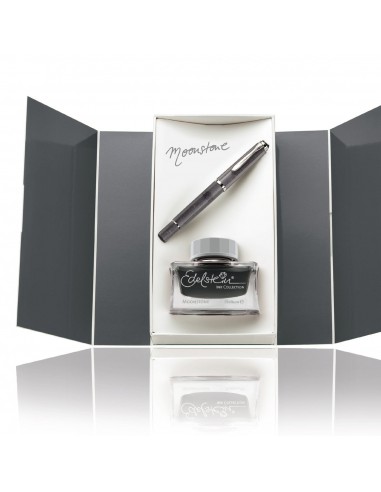 Pelikan Special Edition Classic M205 Moonstone Fountain Pen & Ink Bottle Set vente chaude votre 