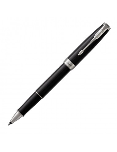 Parker Sonnet Black Lacquer CT Rollerball Pen pas cher