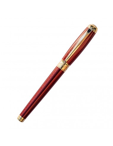 S. T. Dupont Line D Diamond Guilloche Rollerball Pen Ruby shop