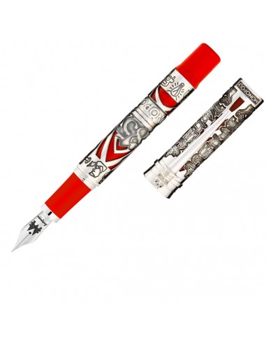 Montegrappa Monopoly Limited Edition Tycoon Style Fountain Pen Red pas cher