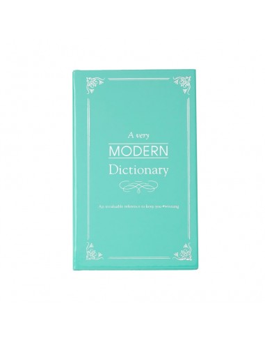 Graphic Image A Very Modern Dictionary Patent Teal pas cher