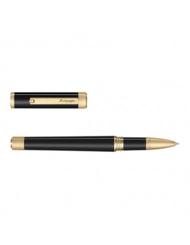 Montegrappa Zero Rollerball Pen - Black & Gold Voir les baskets