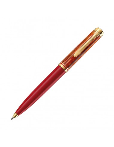 Pelikan Pens Souveran K600 Special Edition Tortoise Shell Red Ballpoint Pen 50-70% off 